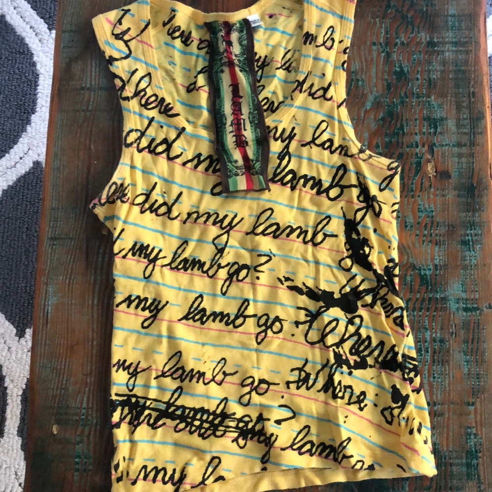 L.A.M.B. Where did my lamb go? Tank top size small rare Gwen Stefani